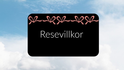 Resevillkor